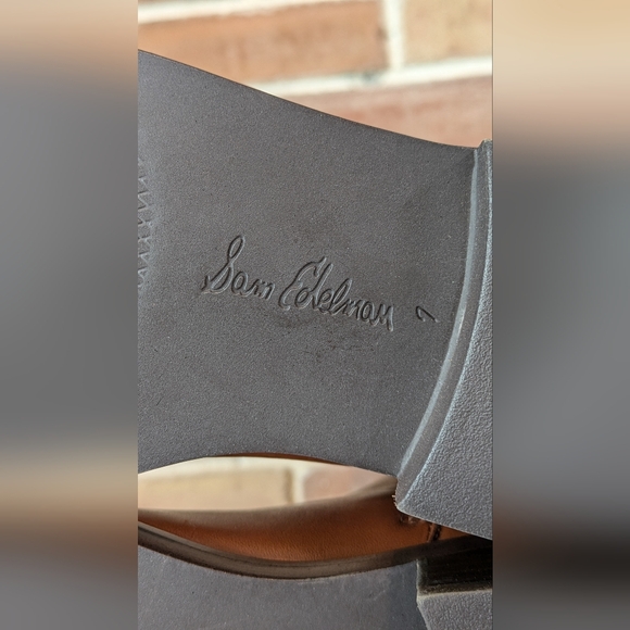 NWOB Sam Edelman Woman's Mable Rich Cognac Knee High Tall Boot Size 7 - Picture 9 of 9